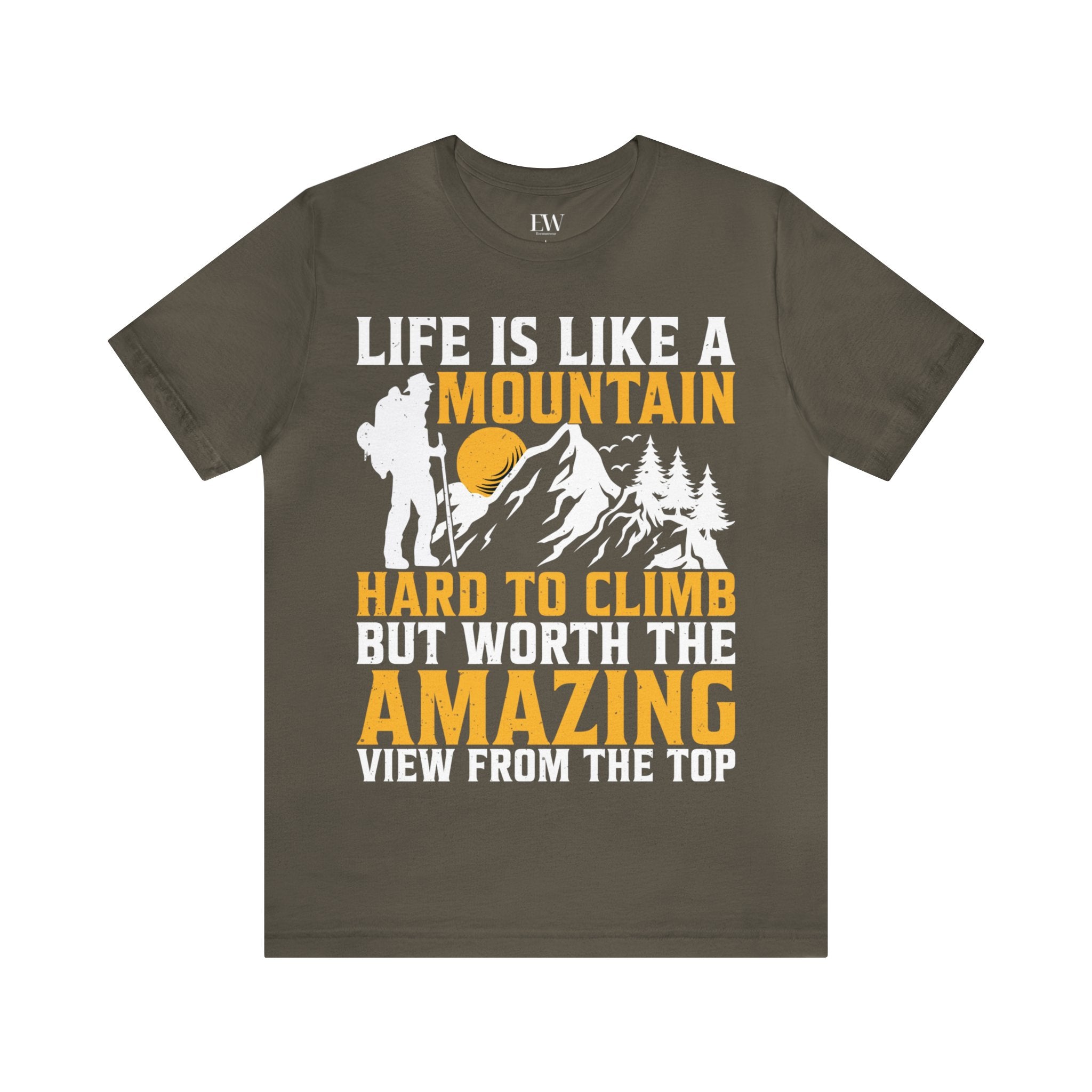 "Life Is Like A Mountain" Vintage Shirt