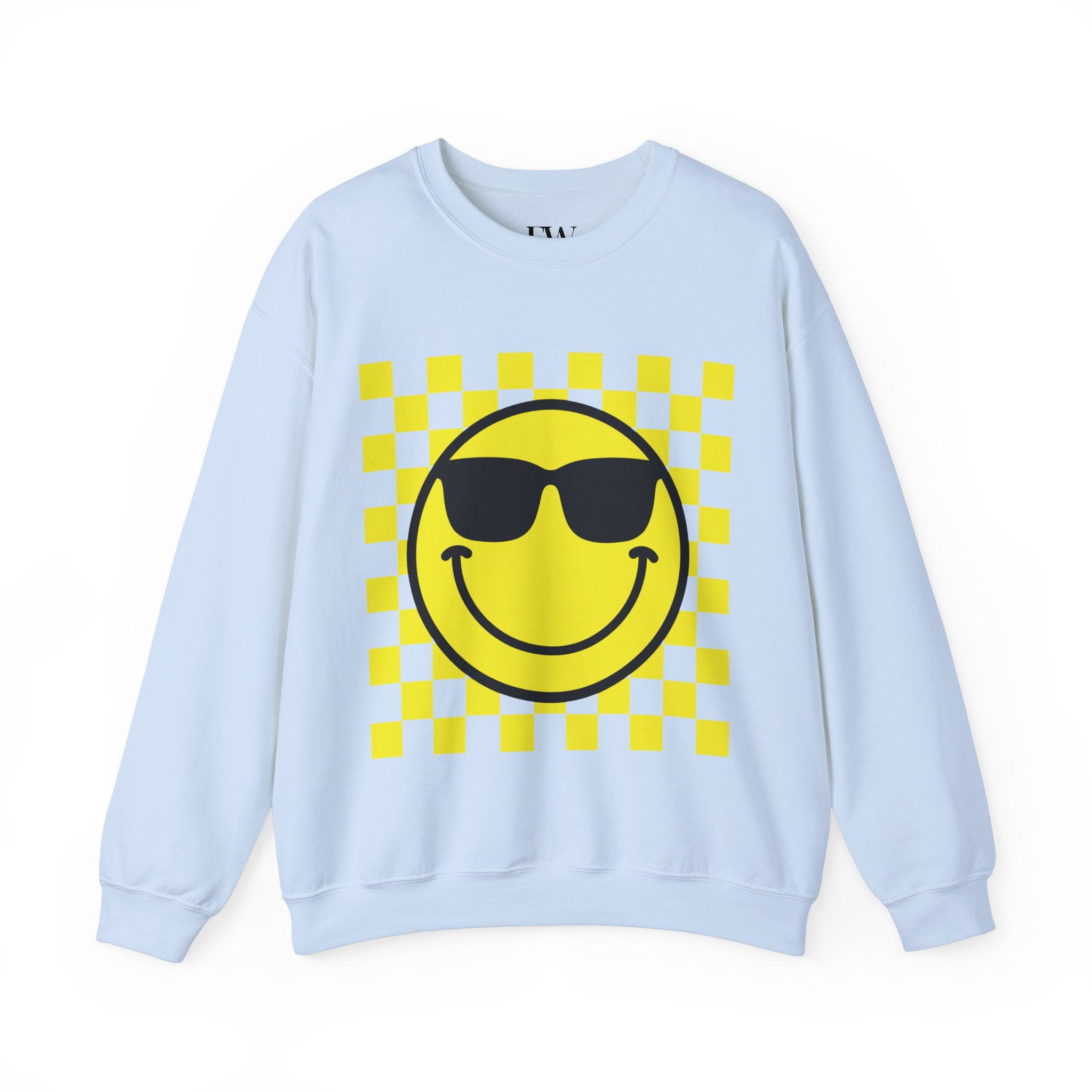Cool Face Checkered Sweatshirt