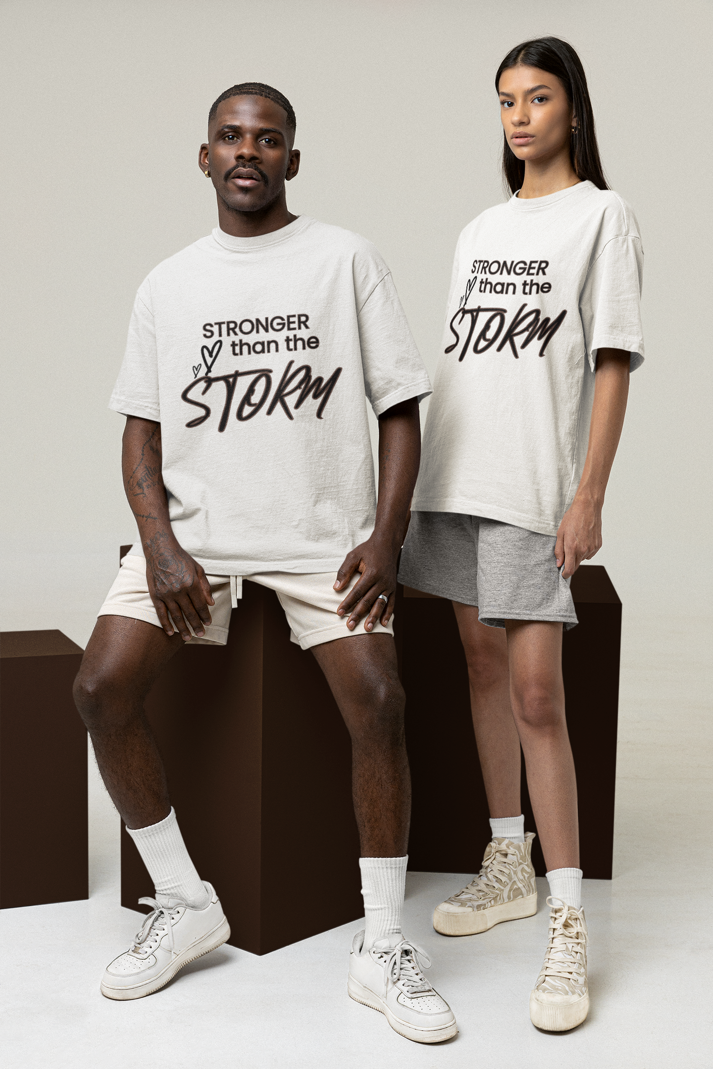 "Stronger Than The Storm" Motivational Shirt
