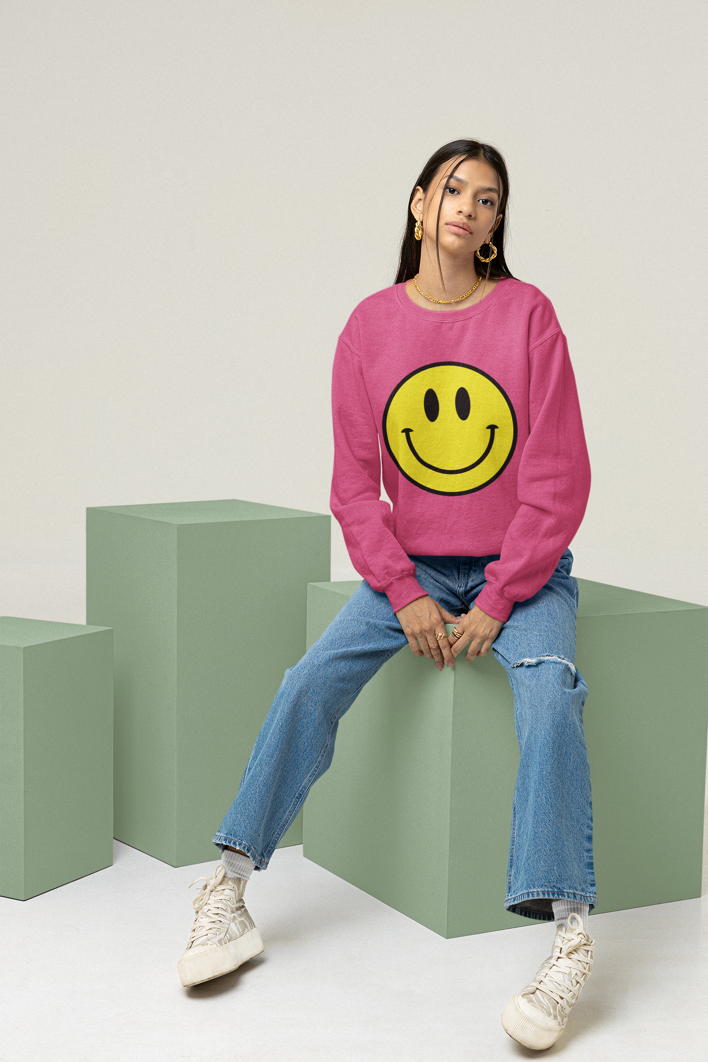 Smiley Face Sweatshirt